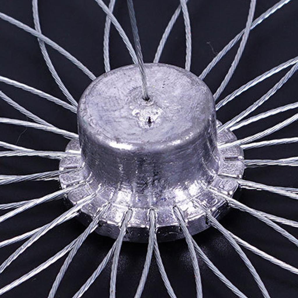 Saltwater Fishing Crab Trap Stainless Steel Cage Adjustable Crab Trap Cage With Auto Deploying Fishing Gear Accessory