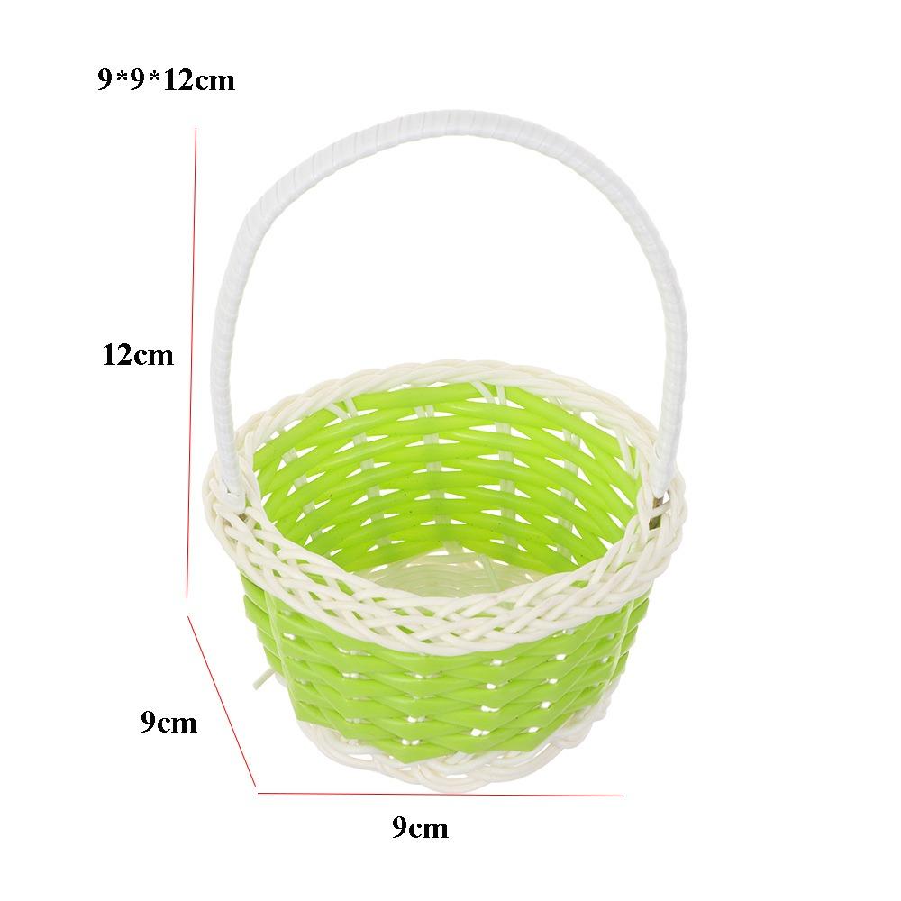 Round/Oval Shape Flower Storage Basket Wicker Flower Basket For Plant Home Wedding