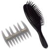 Babro Pomade Mesh Comb Hair Brush Set 2 Piece Set для массажа (Серый) & Мужской (черный) Мужчины/Волосы