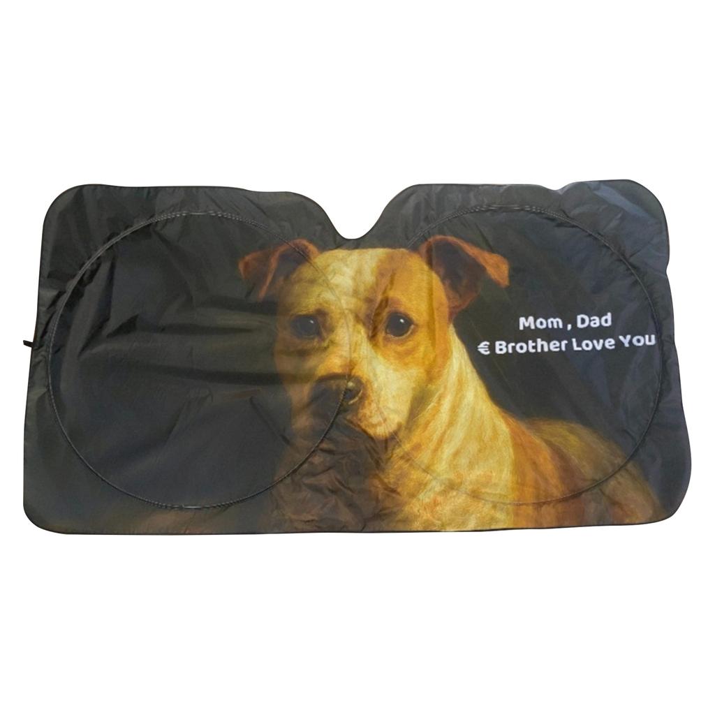 Персонализированные фотографии на заказ Автомобильный солнцезащитный козырек Передний Утолщенный Титановый Автомобильный интерьер Теплоизоляционная доска Солнцезащитный козырек Лобового стекла Теплоизоляция