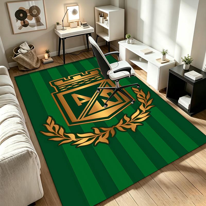 Atletico Nacional A rug suitable for office chair areas living rooms and computer desks perfect for home offices and an ideal holiday gift