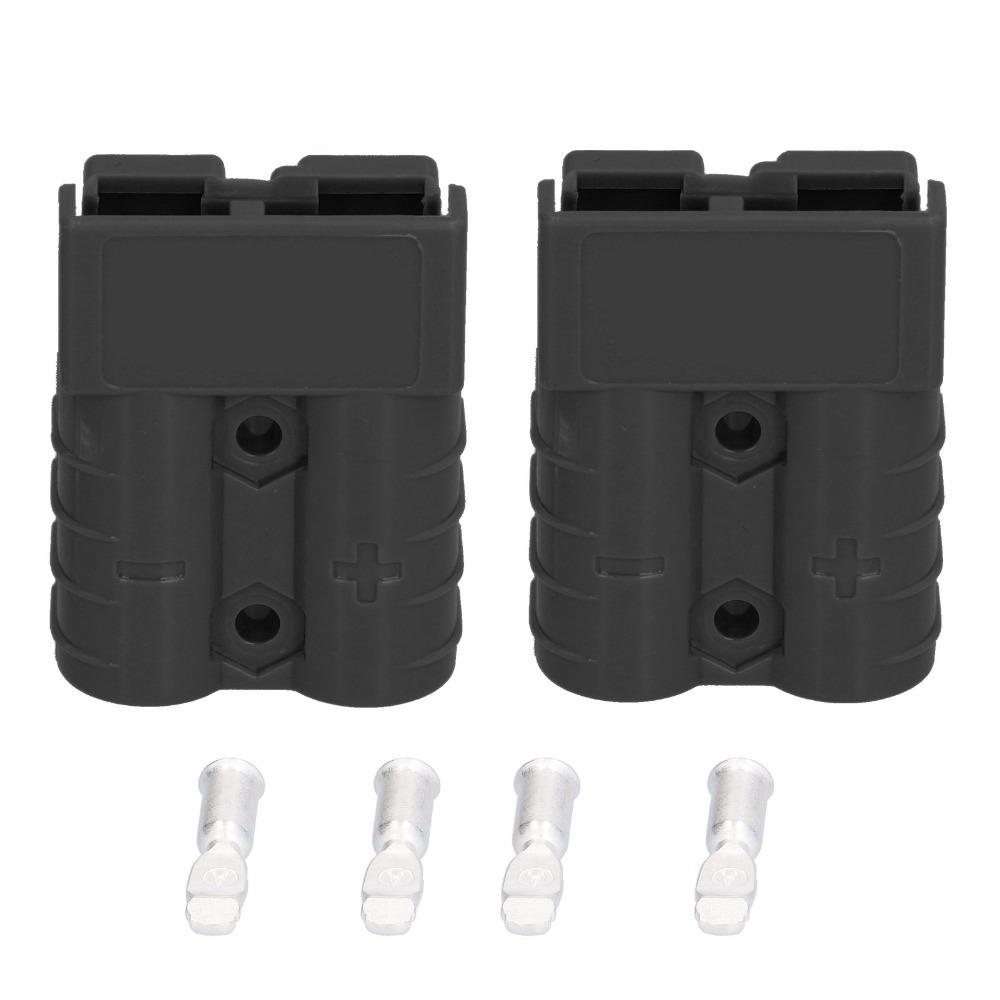 2PCS 600V Quick Disconnection Plug 50A Wire Harness Plug Battery Power Connector Boats Marine