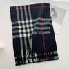 Stylish Design Classic British Imitation Cashmere Scarf Women Men Autumn Winter Plaid Warm Fringed Mufller Female Couple Scarf