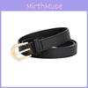 Casual Womens Faux Leather Belt With Alloy Buckle For Elegant Office Wear