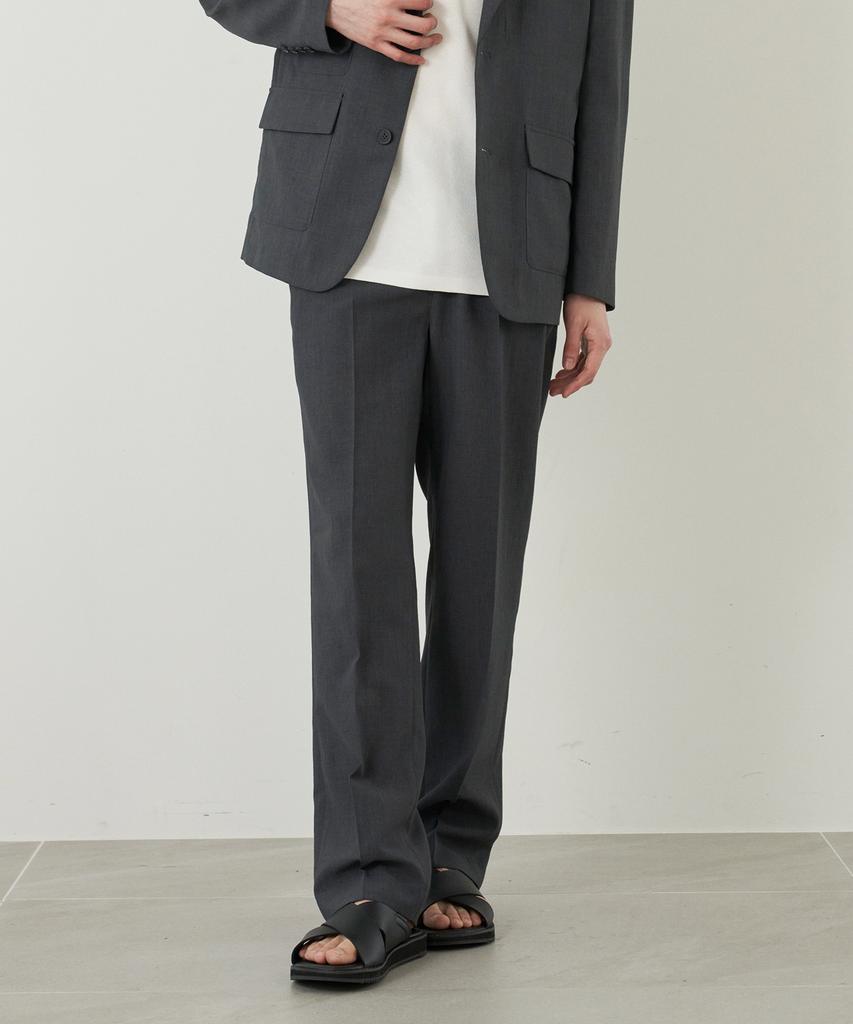 210EDIT Men'S Cool Silky Cinnabar Semi-Wide Slacks_Ze2Pt120_Sgr