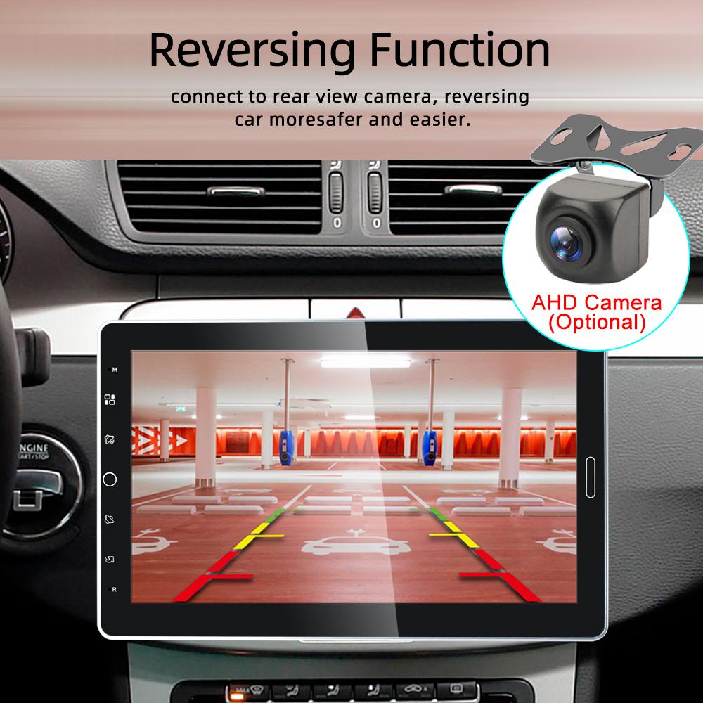 Reakosound Автомобильный радиоприемник 10,1'' сенсорный экран Carplay Универсальный 1 Din автомобильный мультимедиа с Bluetooth Видео Авто Радио Радиоприемник