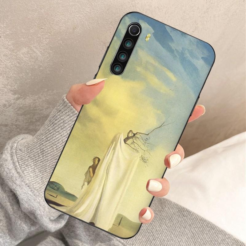 Чехол для телефона с рисунком Сальвадора Дали в стиле ретро для Xiaomi Redmi Note 11 10 9T 8 7 Pro Redmi 10 9 9A 9C 8 7 6, мягкий черный чехол для телефона