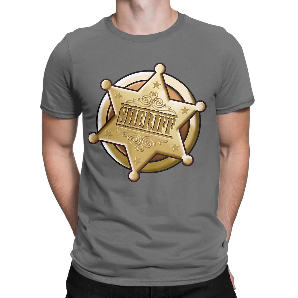 Sheriff Funny Graphic 100 Cotton Tshirt Deputy Sheriff Office Decor Tops Tees For Unisex