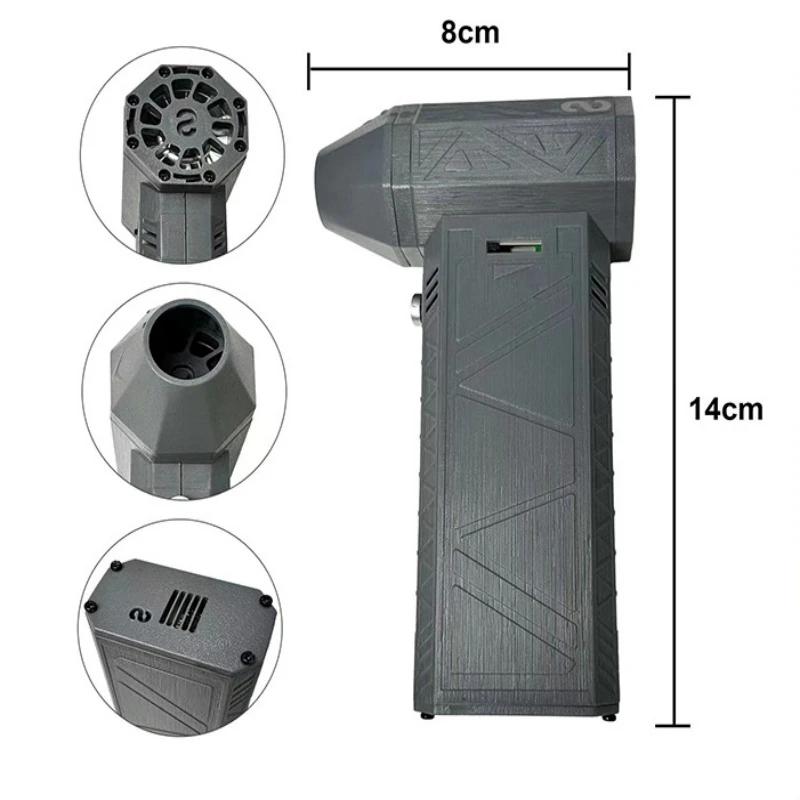 Многоцелевой мини-турбовентилятор 110 000 об/мин, мощный портативный воздуходув, высокопроизводительный бесщеточный двигатель, высокоскоростной канальный вентилятор