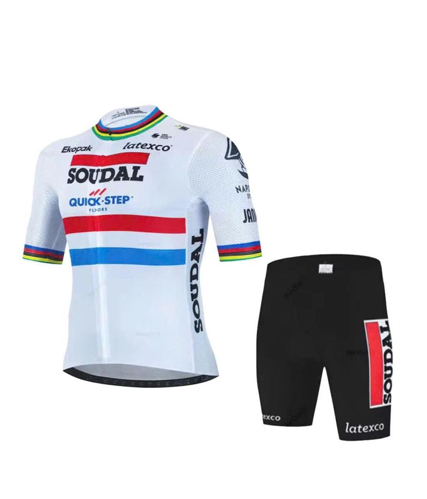 Унисекс Командная версия Дышащий Быстросохнущий Велокомплект - Короткий рукав