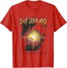Def Leppard Pyro T-Shirt - Unisex Adult, Red, Small, Short Sleeve