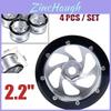 Alloy 4x 22 Beadlock Wheel Rims For 110 Rc Axial Wraith Trx4 Crawler Redcat