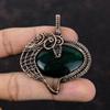 Green Fire Labradorite Pendant Copper Wire Wrapped Pendant Handmade Pendant Gemstone Copper Jewelry Gift For Mom Beautiful Wire Wrap Jewelry
