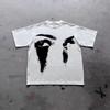 Darkaesthetic Xray Ribcage Skeleton Butterfly Graphic Tee Cotton Unisexs Unisexs Tshirt Y2k Streetwear
