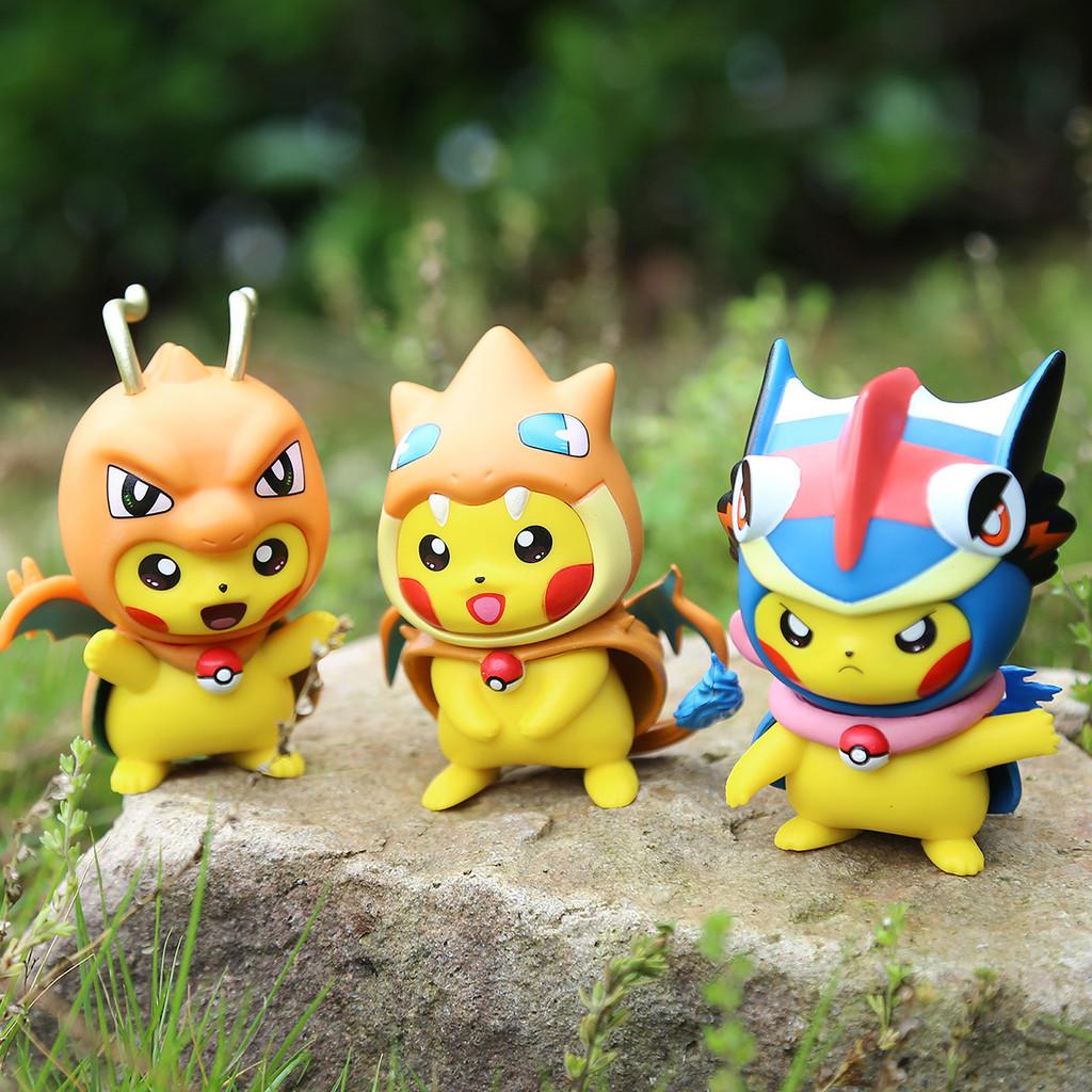 Pokmon Pvc Pikachu Figure Cake Topper Blind Box Gift For Collectors Special Characters Included
