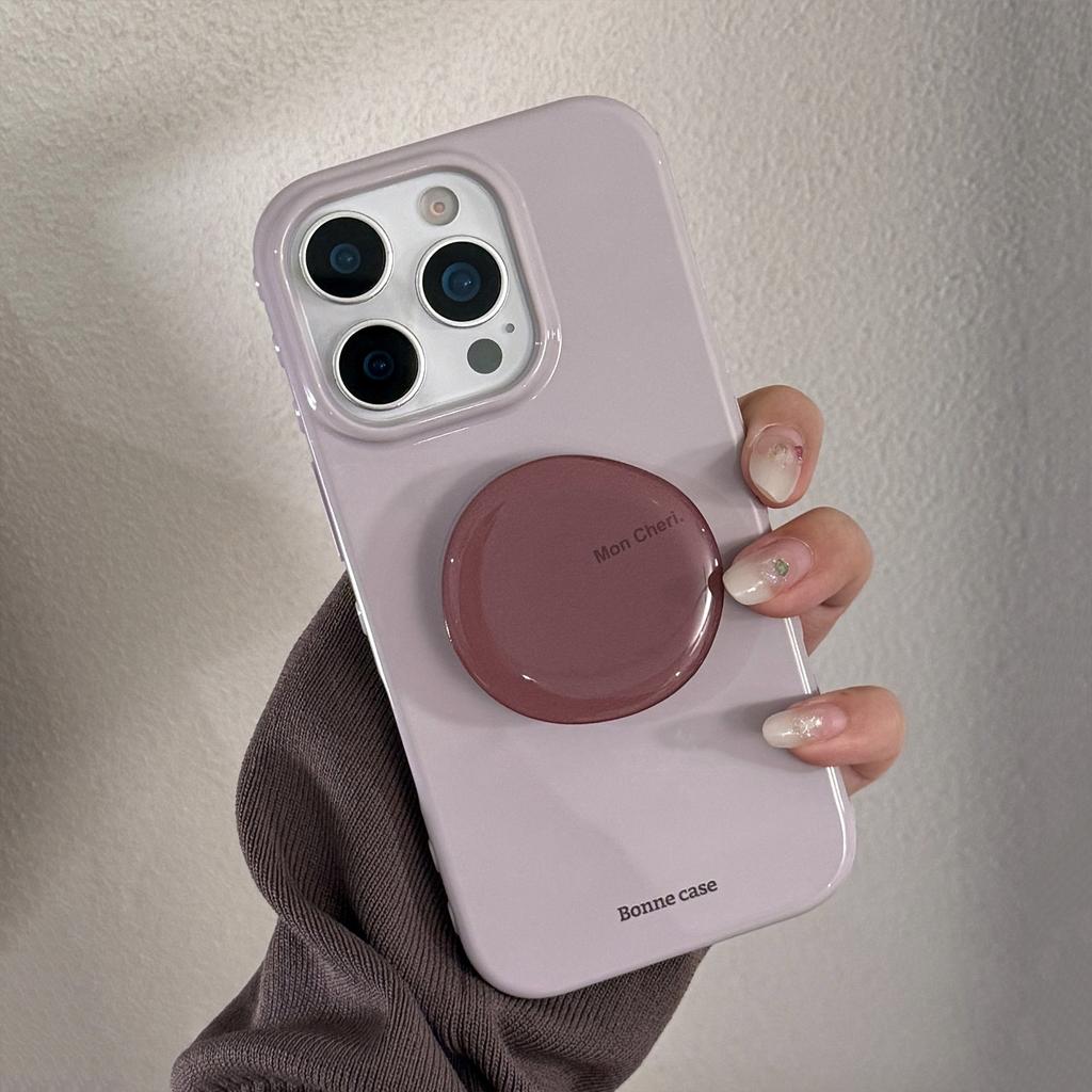 Amethyst Stand for Apple 16 Phone Case for IPhone 17 Promax for 12 Retro Minimalist 15 All Inclusive 13 Soft