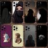 Чехол для телефона Hijab Hijabi Woman для Apple iPhone 15,14,13,12,11,Pro,X,XS,Max,XR,Plus,Mini Мягкий черный чехол