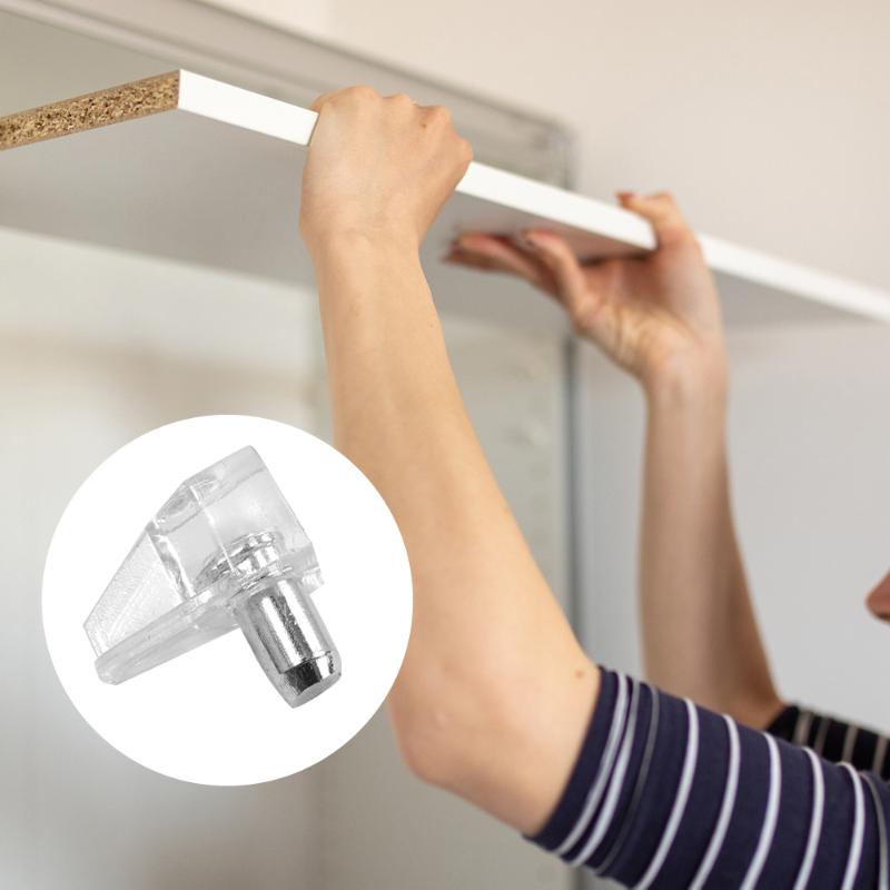 10/500 шт прозрачные полки шпильки колышки пластиковый ламинат поддержка шкаф полки гардероба стеклянная пластина поддержка мебельная фурнитура