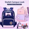 Набор из 3 предметов Дышащий Водонепроницаемый Детский Школьный Рюкзак для Учеников Начальной Школы Снижение Нагрузки Защита Позвоночника Сумка для Книг 1-3-6 Классы Легкий Молодежный Рюкзак