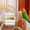 Parrot Peony Food Cup Bird Cage Food Box Bird Feeder Parrot Food Box Parakeet Water Dispenser