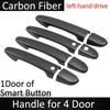 8Pcs Carbon Fiber w/ Keyless Door Handle Cover Trim For Mazda 2 3 6 CX3 CX5 CX9