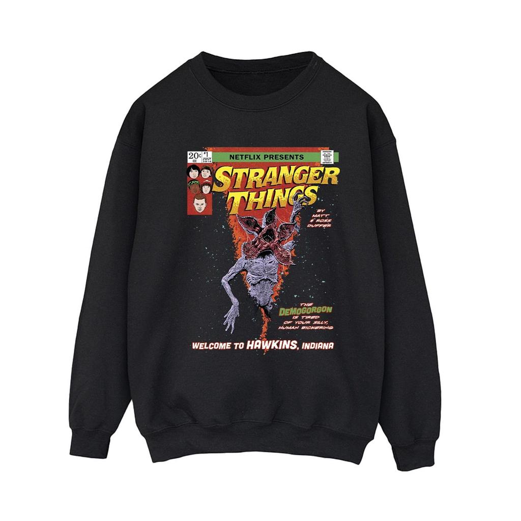 Netflix Womens/Ladies Stranger Things Comic Cover Sweatshirt