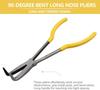 Extra Long Nose Pliers Straight Bent Tip Mechanic Equipment Hand Removal Tools Spanner Clip Auto Care Kit Car Repair Accessories