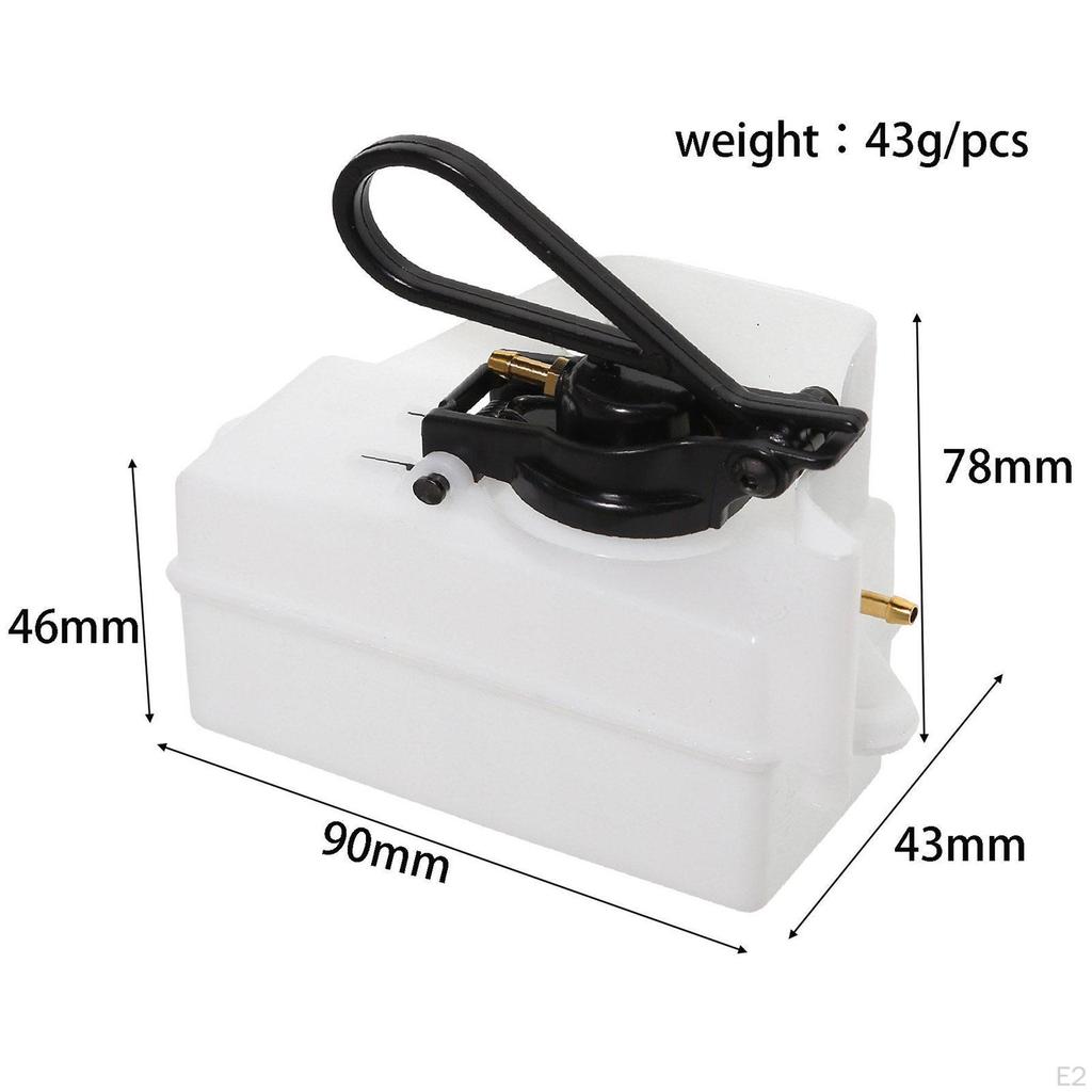 1/8 RC Car Fuel Tank Accessories Easy to Install Premium, Spare Parts Practical Direct Replaces, Gas