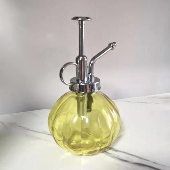 Тип давления пара, полупрозрачная ручная лейка в форме тыквы, стеклянная распылительная бутылка, садовое ручное оборудование