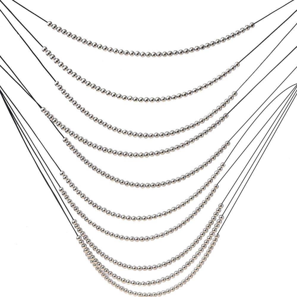 Layered Tassels Necklace Boho Multilayer Imitation Pearl Necklace Wedding Jewelry