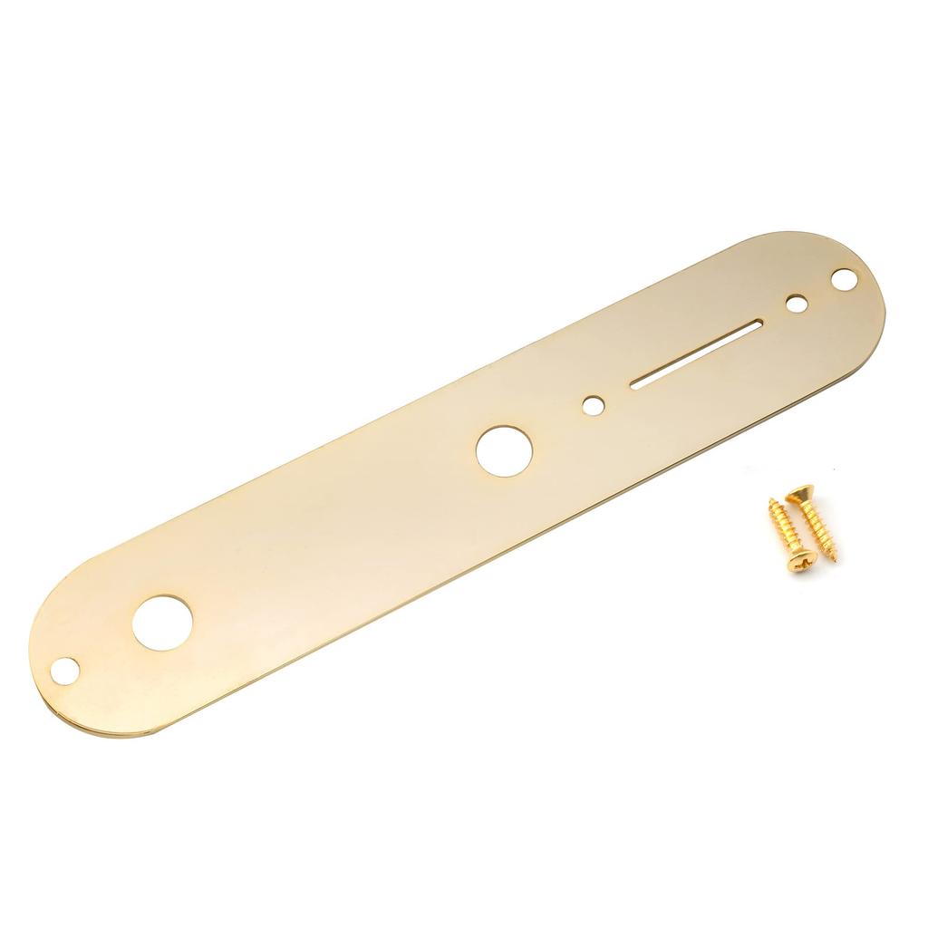 Musiclily Pro 32 мм Стальная панель управления для электрогитары Telecaster, Золотая