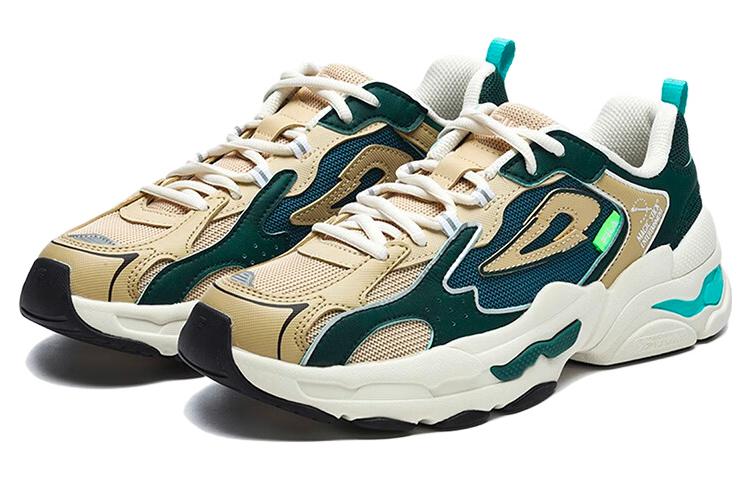 Women's Sneakers FILA Y2K Ms Textile, Synthetic Leather Low top Casual Shoes Women's Blue Green Brown