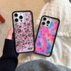 Чехол «Цветок клубники» с полевыми цветами для iPhone 17 12 13 Pro 14 plus 15 16 plus 17 Pro 16 Pro Max Милый блестящий чехол-дно со звездами