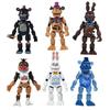 6 шт. FNAF Специальное издание Аниме Фигурка Съемные Суставы Плюшевый Мишка Бонни Фредди Фигурка Действия Модель Игрушки