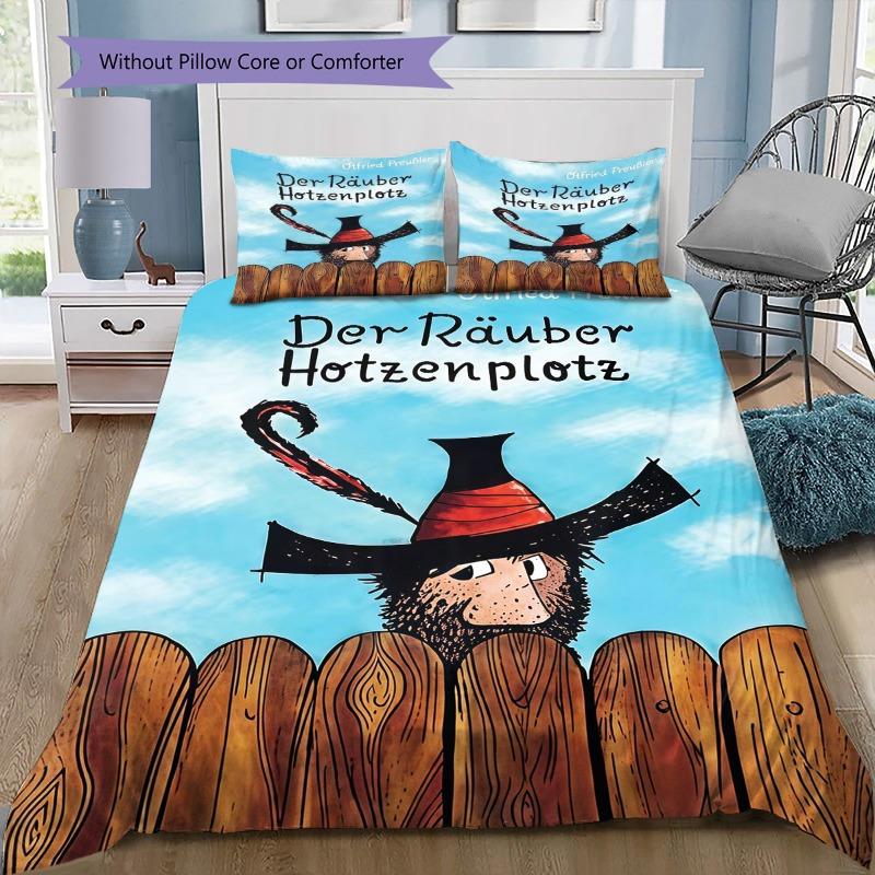Der Räuber Hotzenplotz Movie Duvet Cover Set, German Classic Kids Bedding With 2 Pillowcases, No Comforter, Bedroom Gift For Children Fans