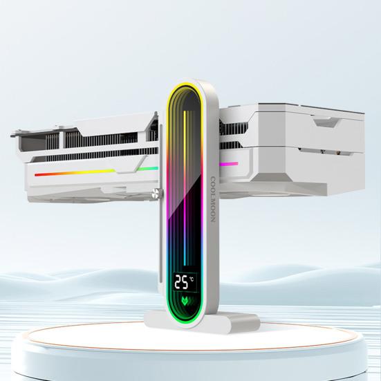 Кронштейн для графического процессора с нескользящим основанием, прочная несущая способность, регулируемая высота, температура