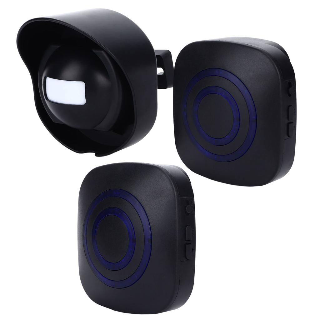 Умный беспроводной дверной звонок, водонепроницаемый, сенсорный дверной звонок, охранная сигнализация для домашнего двора с 2 сигналами тревоги 1