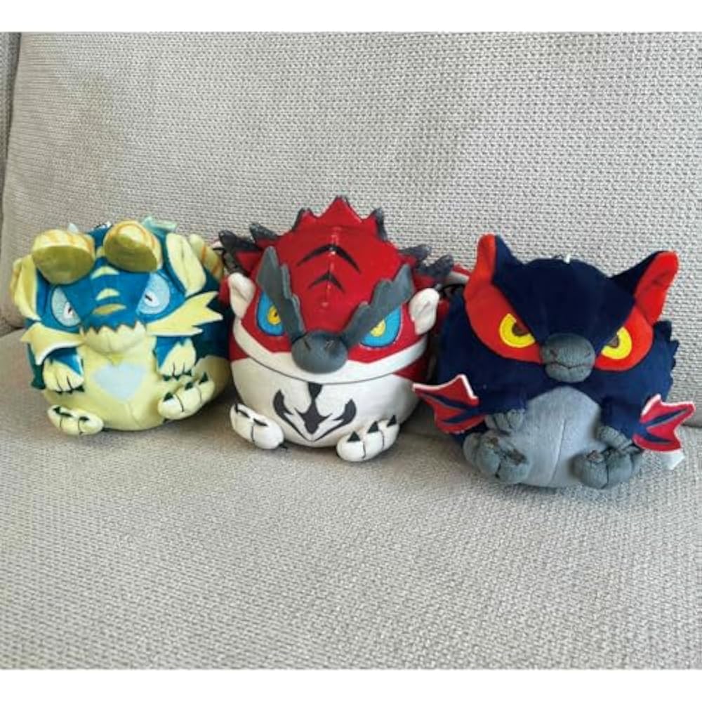 Capcom Monster Hunter Fuwatama Плюшевая игрушка Мини Рио Реус Прибл.. В120 x Ш120 x Г130 мм Изготовлен из Поли...