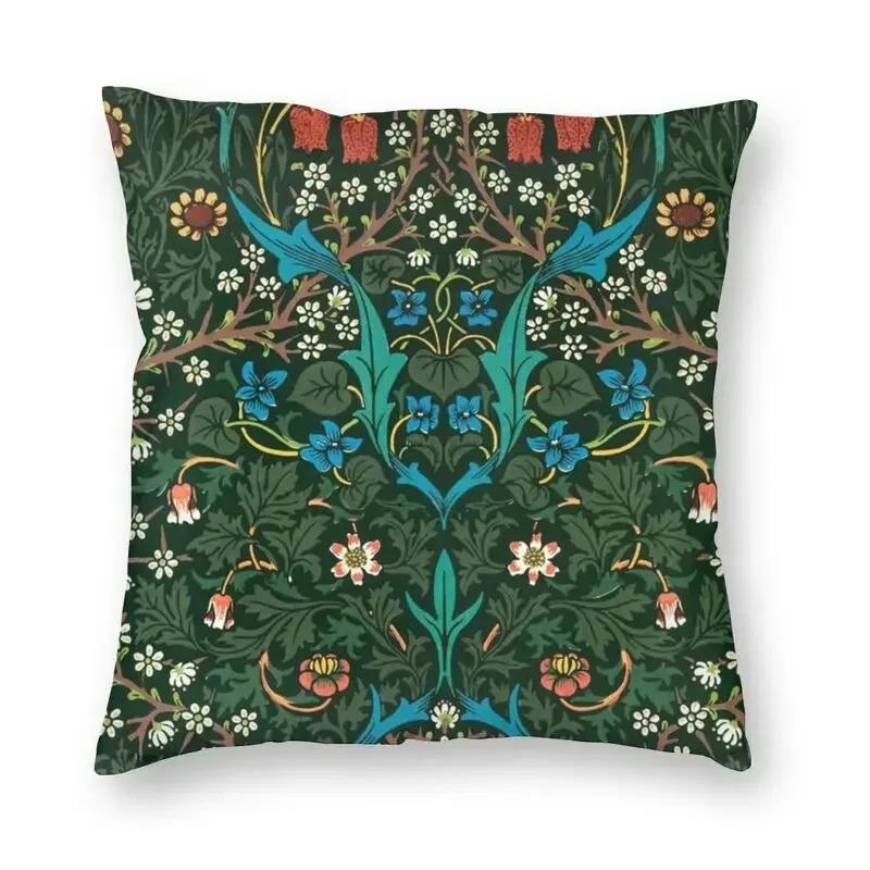 Уильям Моррис Похититель клубники Красный Наволочка Бархат Роскошные Декоративные Подушки Домашний Декор Для Дивана Гостиной Наволочка