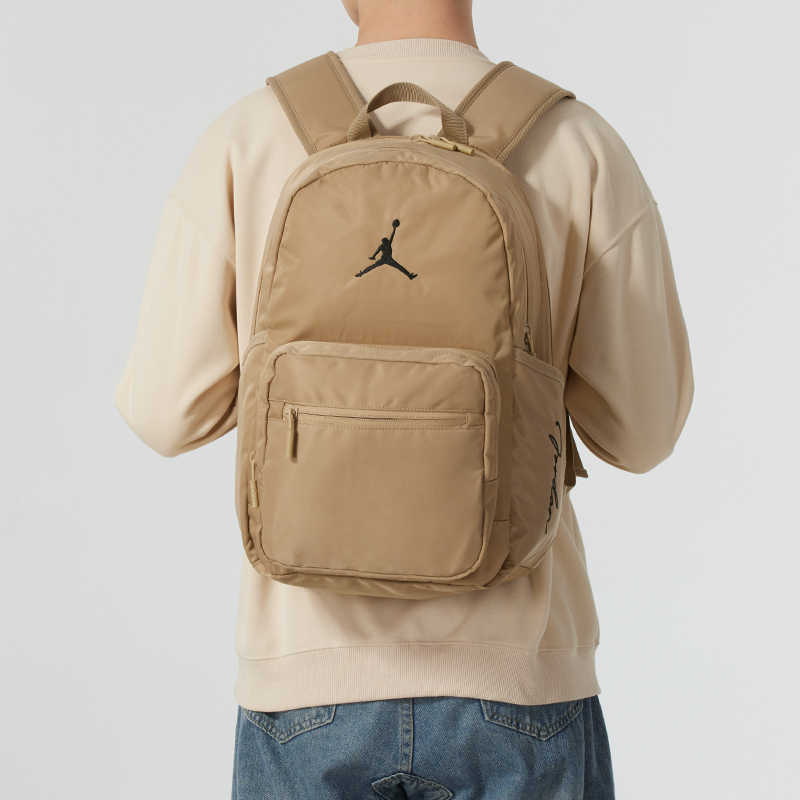 New Jordan Polyamide Backpack Unisex Khaki JD2513023AD-002
