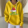 Women's Fashion Casual Christmas Angel Print Pullover Long-Sleeve Sweatshirt
