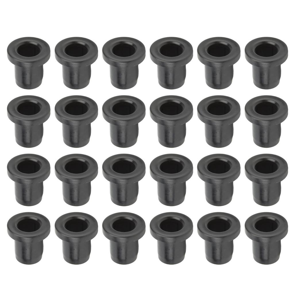 24Pcs A Arm Short Bushings Black ABS 5439270 Replacement for Polaris Ranger 400 425 500 700 800 900