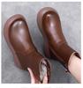 Cold-proof Thick-soled Short Cotton Boots Women's 2024 Winter New Piled Thickened Mother Cotton Shoes Non-slip Warm Snow Boots