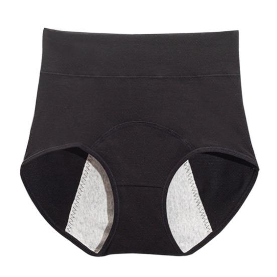 Женские трусики однотонные, большого размера, мягкие, с высокой талией, бесшовные, эластичные, период