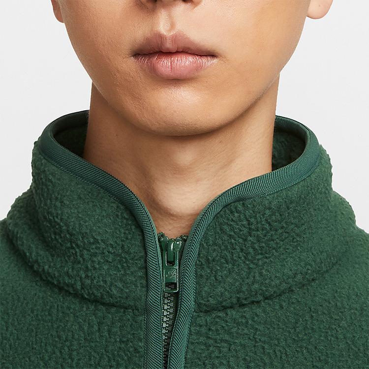 Nike Клубная зимняя куртка Азиатский размер Мужская Зеленый Белый FZ0889-323