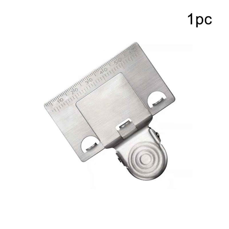 1/2/3/4 шт. Металлический держатель для клипсы измерительной ленты Точный измерительный инструмент для позиционирования при деревообработке Легко маркировать Разметка Рисование