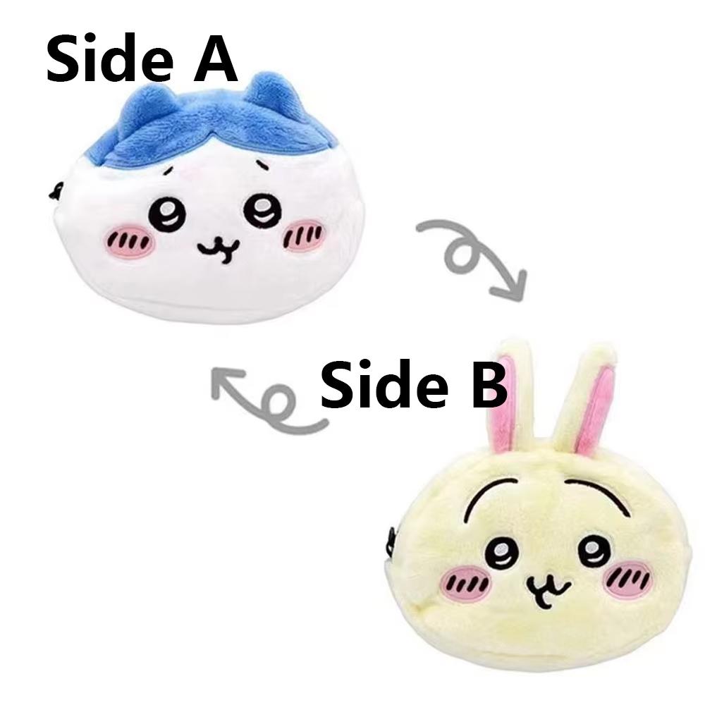 Мультяшная Чиикава Хачиджии Момонга Супер Мягкая Двусторонняя Плюшевая Пенал-сумка Милая Вместительная Сумка для Хранения Косметики Милый Подарок для Девочки