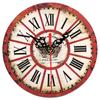 1Pc Artistic Creative European Style Round Antique MDF Home Office Wall Clock Decoration #7
