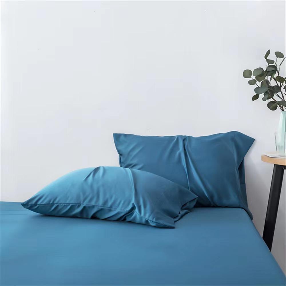 2 шт. наволочки 100% бамбуковое волокно охлаждающие антибактериальные однотонные летние наволочки в стиле конверта для дома и отеля 50x75 см