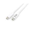 USB Cable - EQUIP - 128361 - USB 3.2 Gen 1 - 1 M - USB C Connectors - White